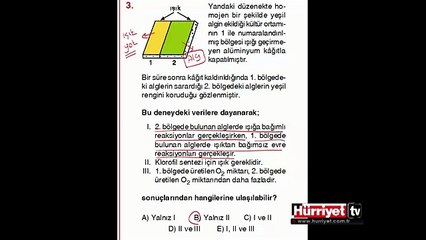 BİYOLOJİ SORULARININ ÇÖZÜMLERİ