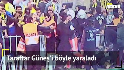 Şenol Güneş'in yaralandığı anlar kare kare görüntülendi