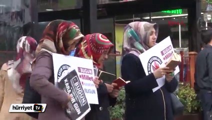 KanalTürk binası önünde eylem