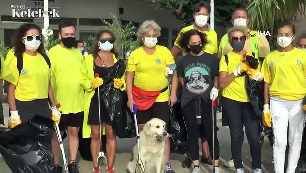 Sertab Erener ve Yonca Evcimik, Bodrum'da çöp topladı