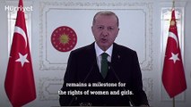 Son dakika haberler... Cumhurbaşkanı Erdoğan: Ülkemizde tek bir kadının dahi şiddete uğramasına tahammülümüz yoktur