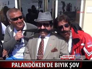 PALA HACI BIYIK ŞOV YAPARKEN DÜŞTÜ