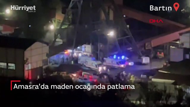 Bartın Amasra'da maden ocağında patlama