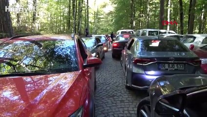 Yedigöller'de sonbahar keyfi çileye döndü