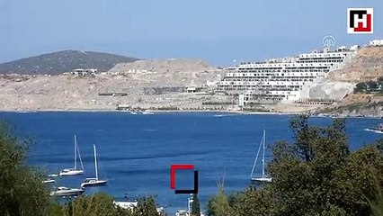Bodrum'da rezidans ve villa inşaatındaki yıkımı bakanlık sürdürüyor