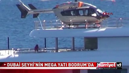 DUBAİ ŞEYHİ'NİN MEGA YATI BODRUM'DA