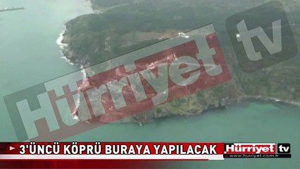 ÜÇÜNCÜ KÖPRÜ HAVADAN GÖRÜNTÜLENDİ