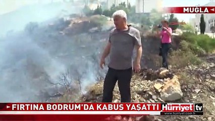 FIRTINA BODRUM'DA KABUS YAŞATTI