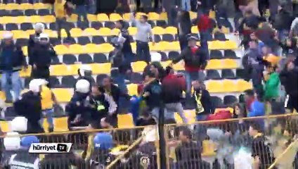 Tekirdağ'da oynanan maçta olaylar çıktı