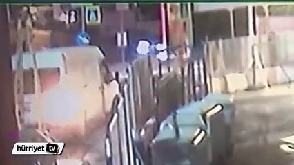 Kurbanlık boğaların çalınma anı güvenlik kamerasında