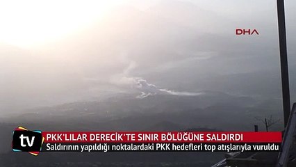 PKK’lılar Derecik’te sınır bölüğüne uçaksavarla saldırdı