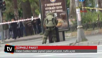 Vatan Caddesi'nde bomba paniği