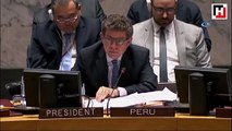 Birleşmiş Milletler Güvenlik Konseyi Toplantısı'nda gergin anlar yaşandı