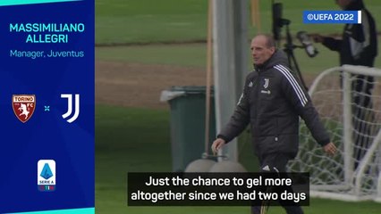 Download Video: Allegri insists Juventus training retreat 'not a punishment'