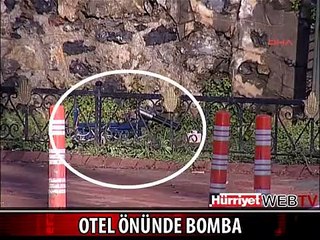 OTEL ÖNÜNE BIRAKILAN PAKETTEN BOMBA ÇIKTI