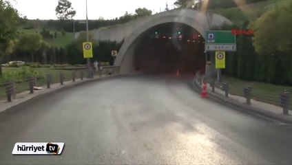 Kağıthane tüneli trafiğe kapatıldı