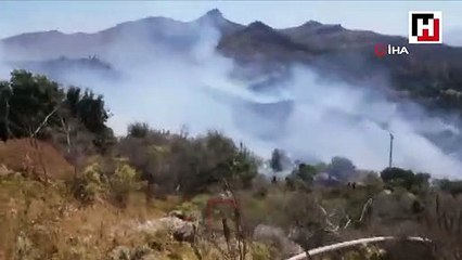 Fire threatens residential areas in Turkey's southwest