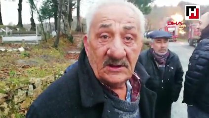 Patlayan doğal gazı borusu alev aldı, çevredeki evler boşaltıldı