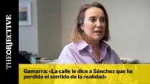 Gamarra: «La calle le dice a Sánchez que ha perdido el sentido de la realidad»