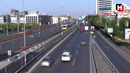 İstanbul'da yollar boş kaldı