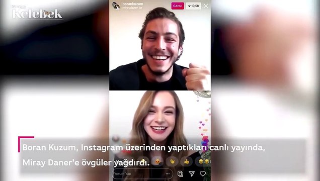 Miray Daner ile Boran Kuzum hasret giderdi