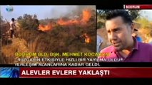 Bodrum’da makilik alanda yangın