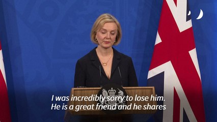 UK PM Truss 'sorry to lose' Kwarteng after sacking him as chancellor