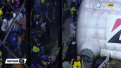 Kaynak makinesiyle tünel delip gaz bombası attılar
