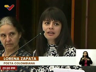 Poeta Lorena Zapata: "Latinoamerica unida somos una potencia mundial de la vida"