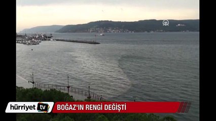 Çanakkale Boğazı'nın rengi değiştri