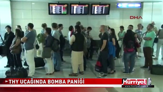 THY UÇAĞINA BOMBA İHBARI