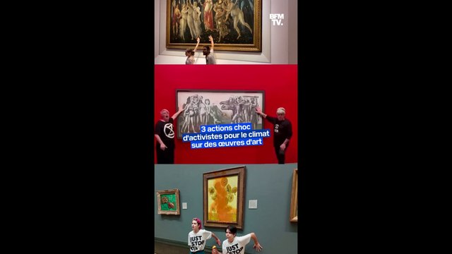 Œuvres d'art vandalisées : retour sur 3 actions choc des activistes pour le climat