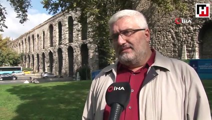 Bozdoğan Kemeri’nin restorasyonu sırasında tarihi buluntulara ulaşıldı