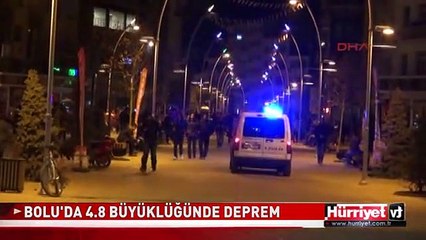BOLU'DA 4.8 BÜYÜKLÜĞÜNDE DEPREM