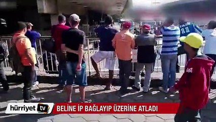 İtfaiye erinden müthiş kurtarma operasyonu