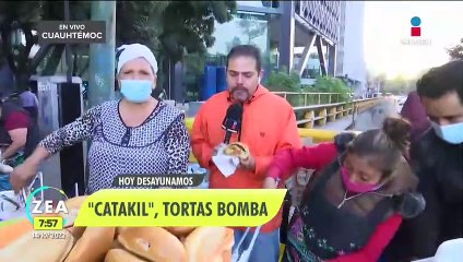 Atalo Mata Othón desayuna en "Catakil"