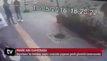 Saldırı sırasında yaşanan panik güvenlik kamerasında