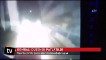 Van'da zırhlı polis aracına bombalı tuzak
