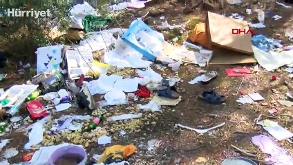 Ormana çöp atılmasına muhtardan tepki: Bunun adı vicdansızlık