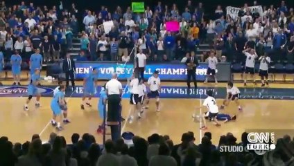 Böyle voleybol maçı görülmedi