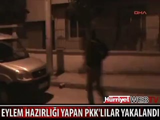 BOMBALI EYLEM HAZIRLIĞINDAYKEN YAKALANDILAR