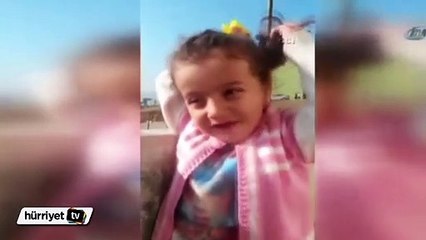 Cizreli minik kız böyle isyan etti