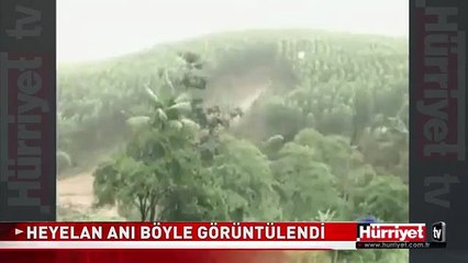 HEYELAN FELAKAETİ KAMERAYA BÖYLE YANSIDI