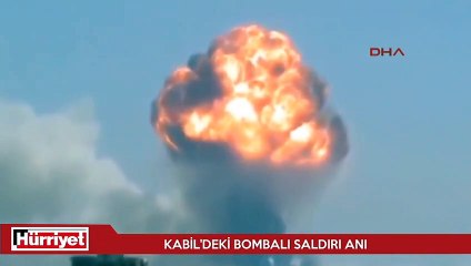 Kabil'de 80 kişinin öldüğü saldırı anı böyle görüntülendi
