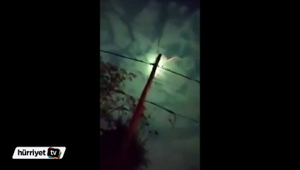 Buenos Aires'te göktaşı böyle görüntülendi