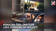 Ronaldo, özel üretilen lüks otomobilini paylaştı