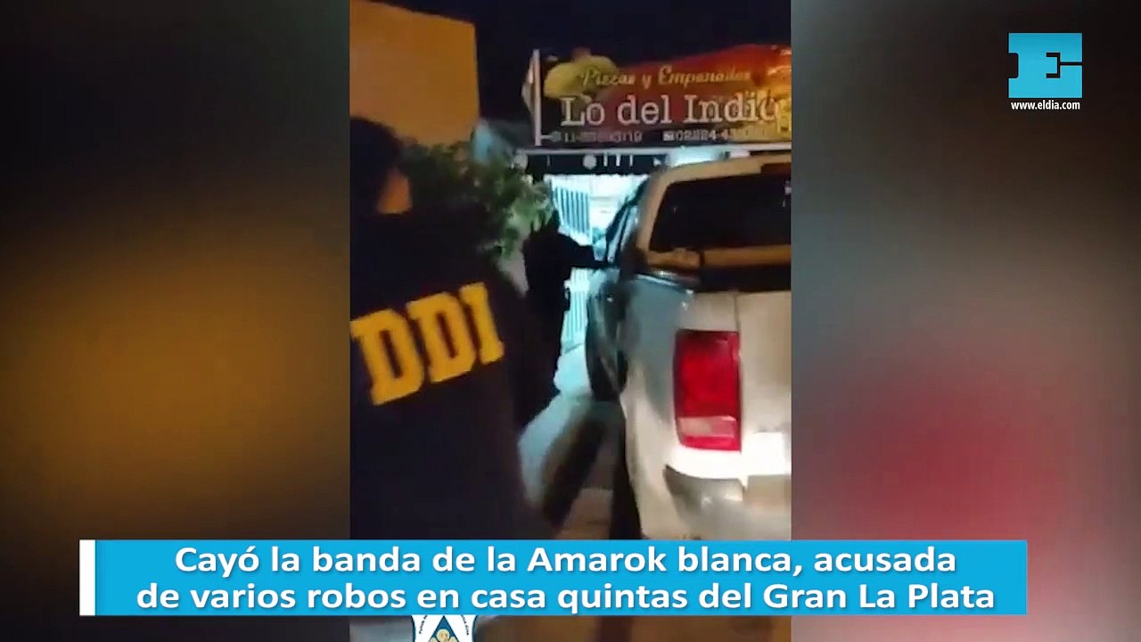 Cayó la banda de la Amarok blanca, acusada de varios robos en casa quintas del Gran La Plata