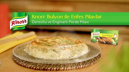 Knorr Bulyon ile Dereotlu ve Enginarlı Perde Pilavı tarifi...