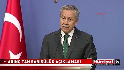 ARINÇ'TAN ETHEM SARISÜLÜK AÇIKLAMASI