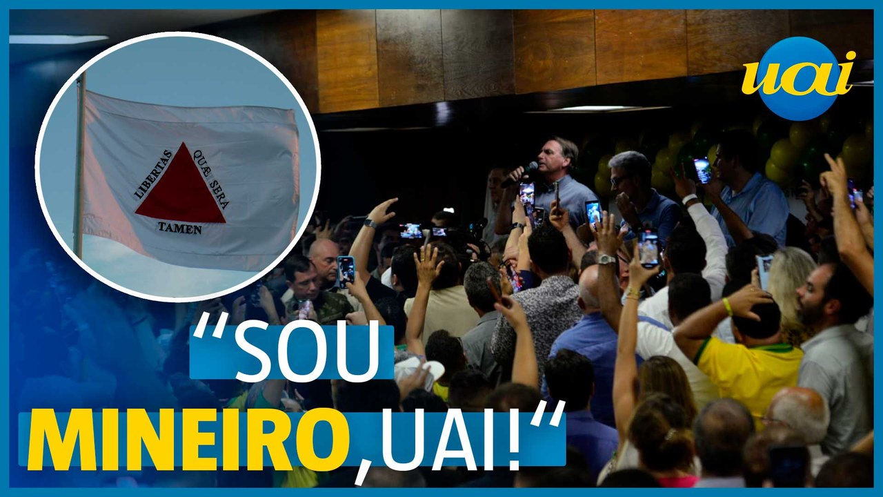 Bolsonaro em BH: "Também sou mineiro. De Juiz de Fora, uai!"